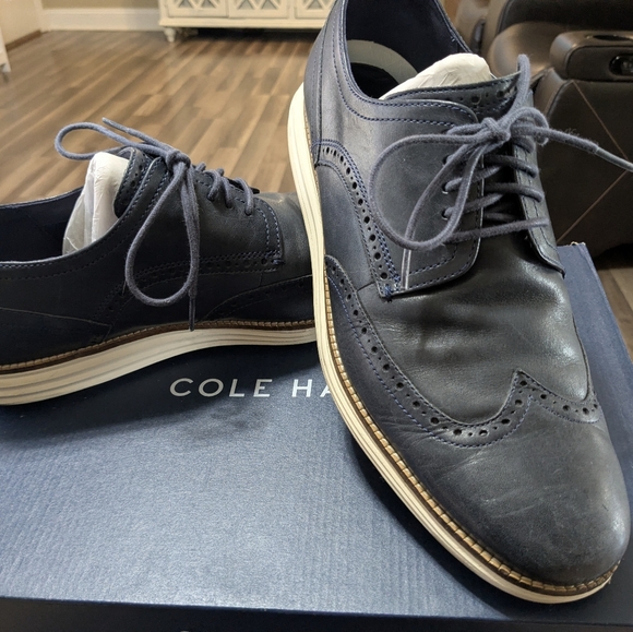 Cole Haan Other - Cole Haan Men's Oxfords - Navy Blue 13M